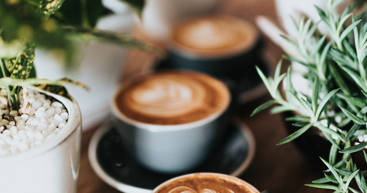 Selection of coffee beans for espresso brewing